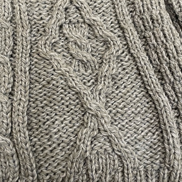 Aran Sweater Market blue cabled cardigan - Picture 8 of 14